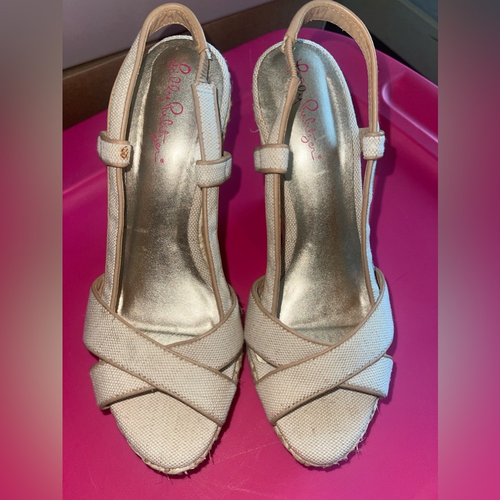 Lilly Pulitzer Wedge Heels